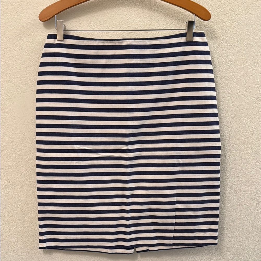 Talbots Blue Knee-Length Pencil Skirt for Work